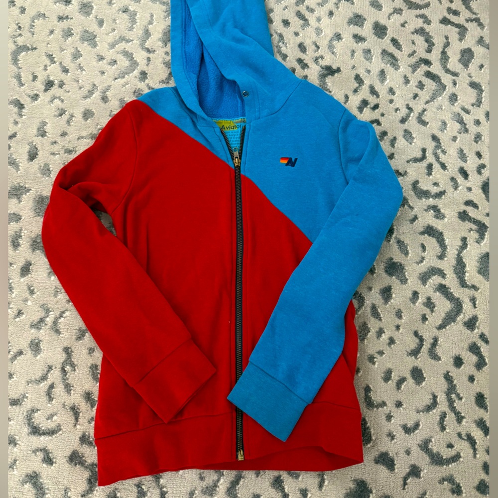 Aviator Nation Blue/Red Hoodie 12 (8)
